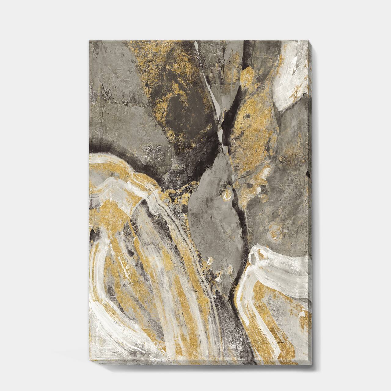 Designart - Glam Phoenix Neutral - Modern Glam Premium Canvas Wall Art